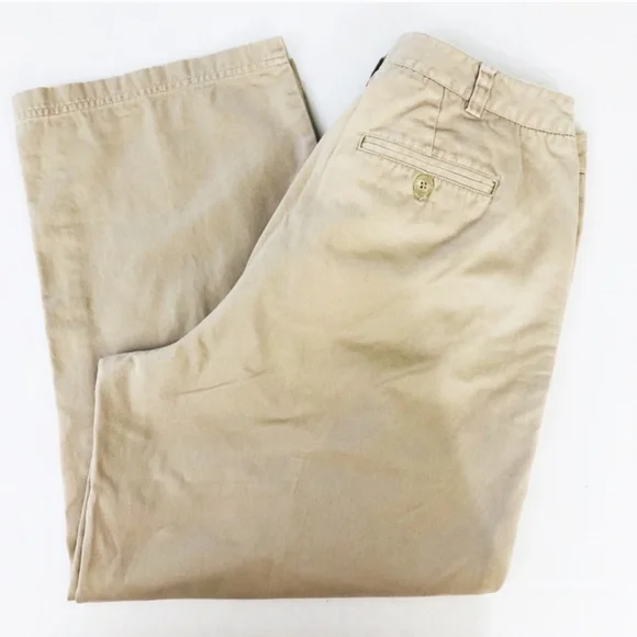 Paul Harris Design Cropped Tan Khaki Chino Style Pants Women Size 10 - Picture 2 of 7